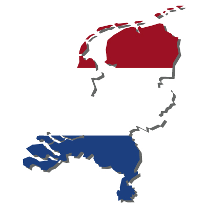 オランダ王国無料フリーイラスト｜無地・国旗付